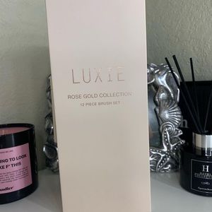 Luxie rose gold brush collection